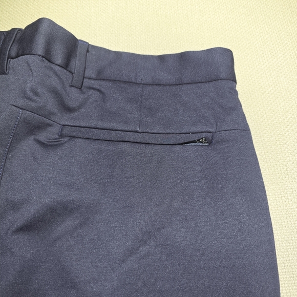 Banana Republic Slim Fit Stretch Preppy Navy Blue Men's Size 31x32 Pants - Picture 14 of 16